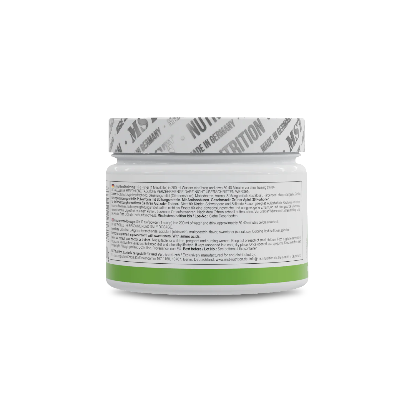 MST Amino Pump 300 g Green Apple - Image 3