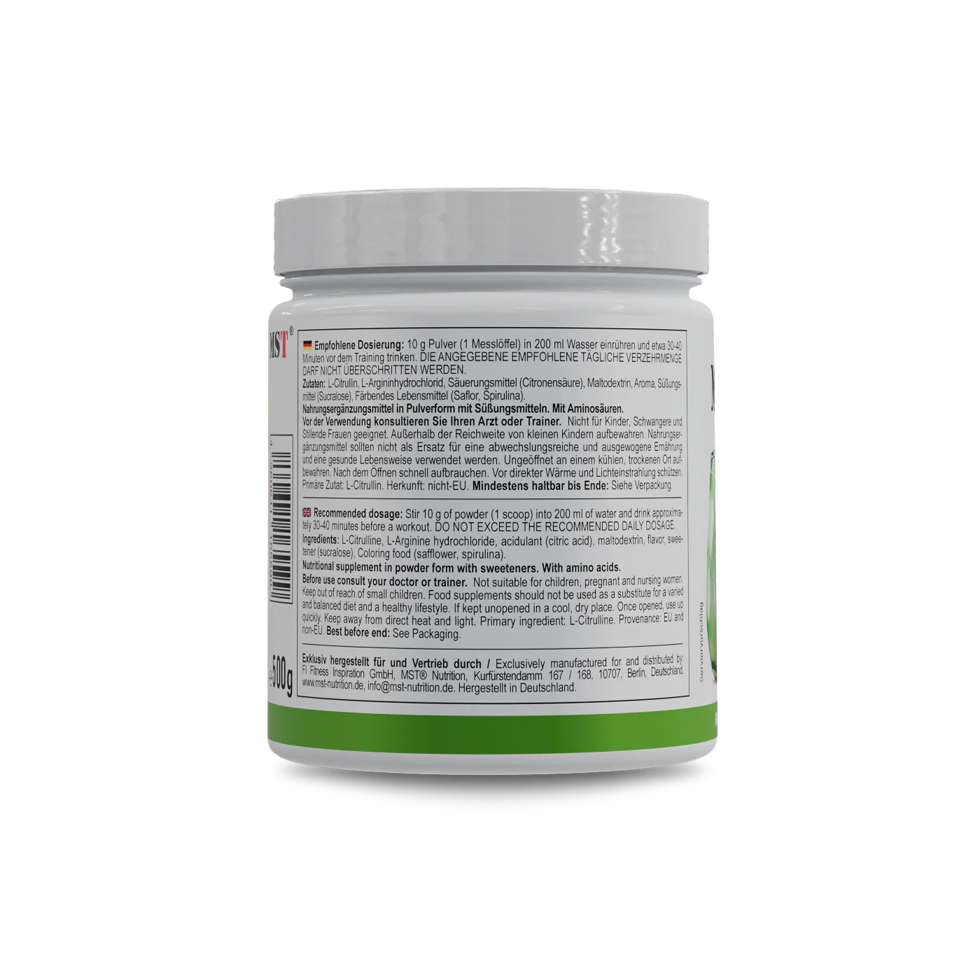 Amino Pump 500 g Green Apple - Image 3