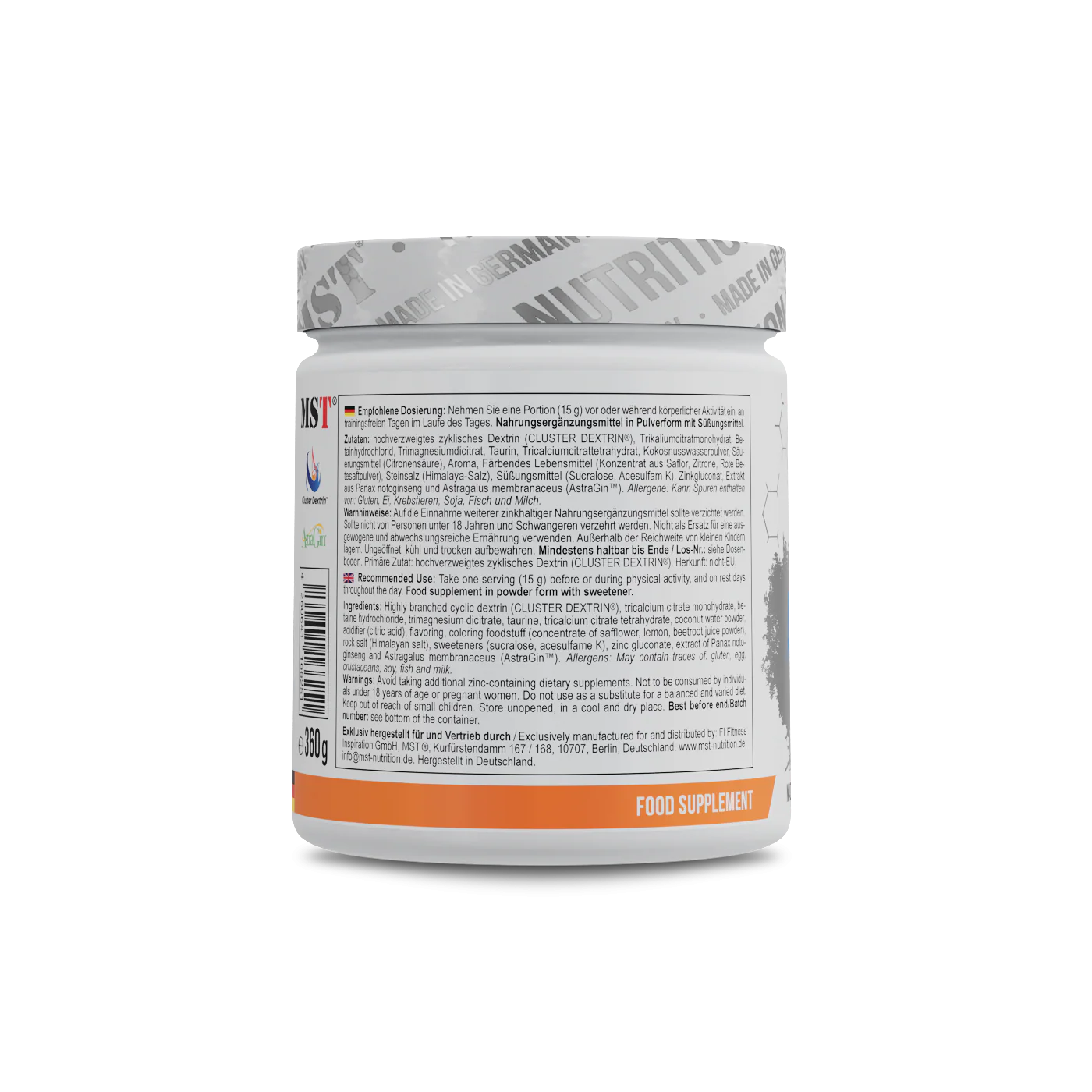 AquaPower Boost 360 g Orange - Image 2