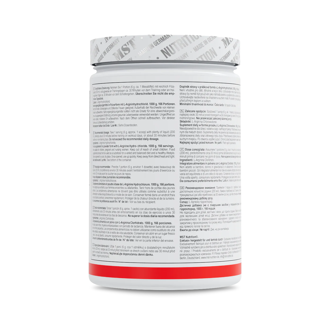 Arginine HCL 1000 g Unflavored - Image 3