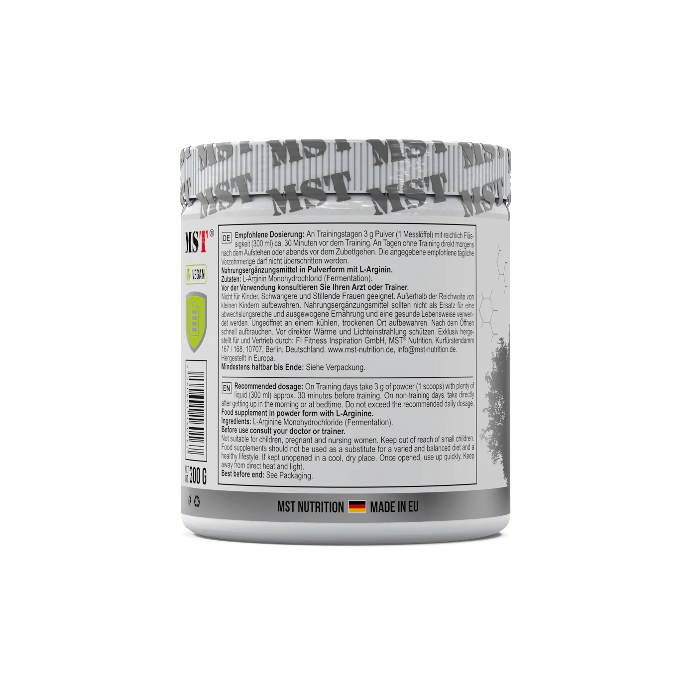 Arginine HCL 300 g Unflavored - Image 4