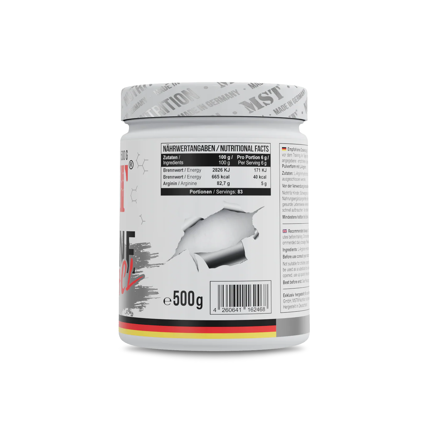 Arginine HCL 500 g Unflavored - Image 2