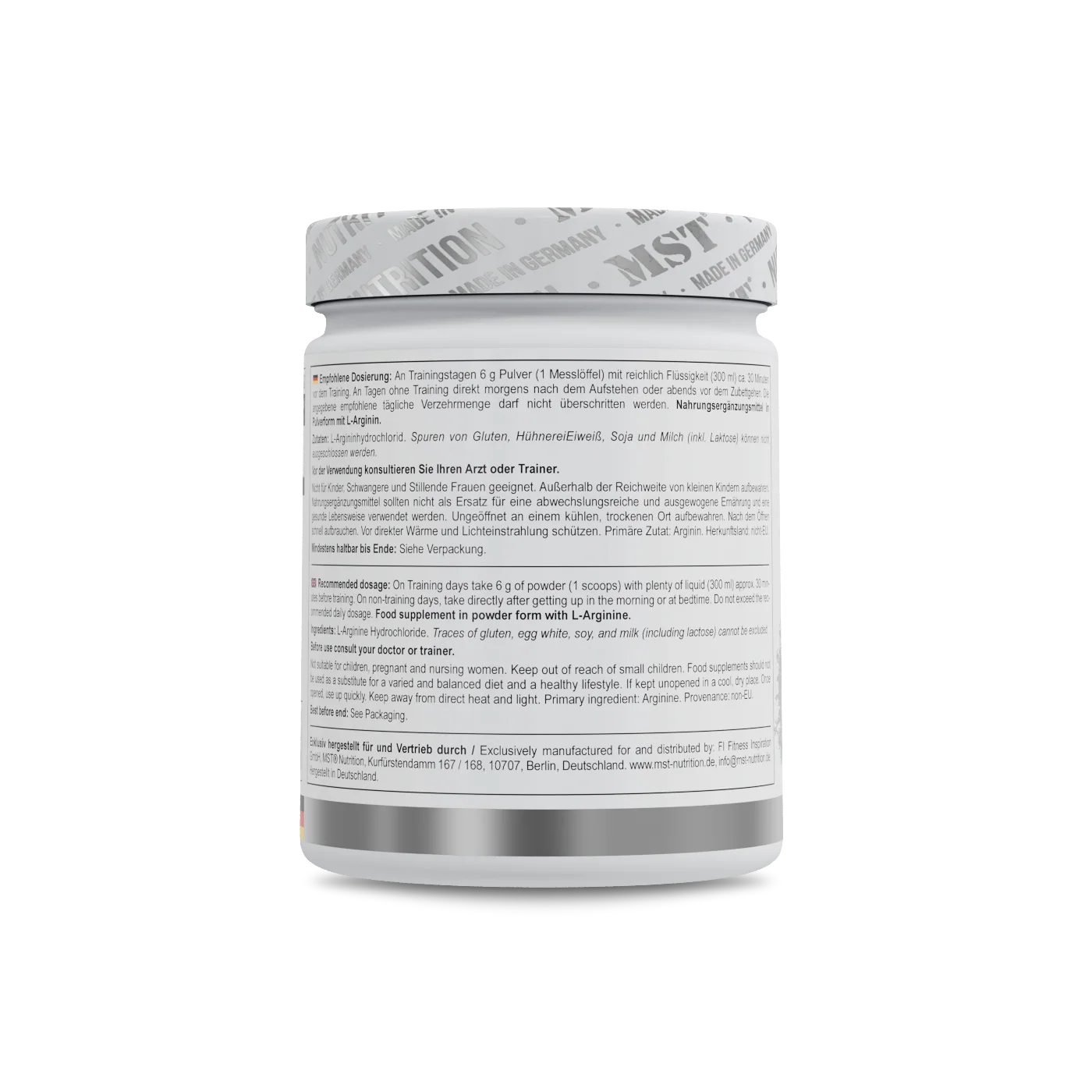 Arginine HCL 500 g Unflavored - Image 3