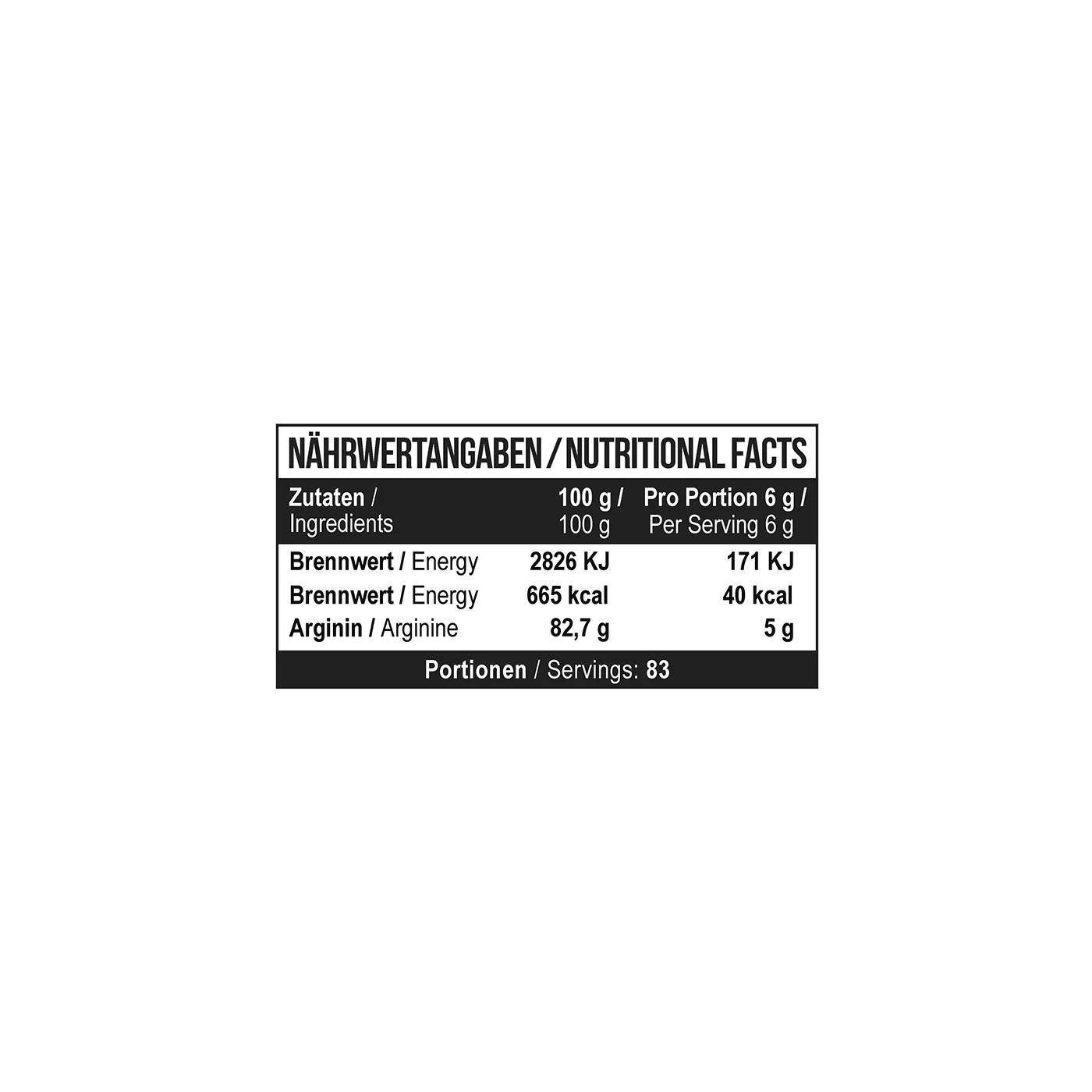 Arginine HCL 500 g Unflavored - Image 4