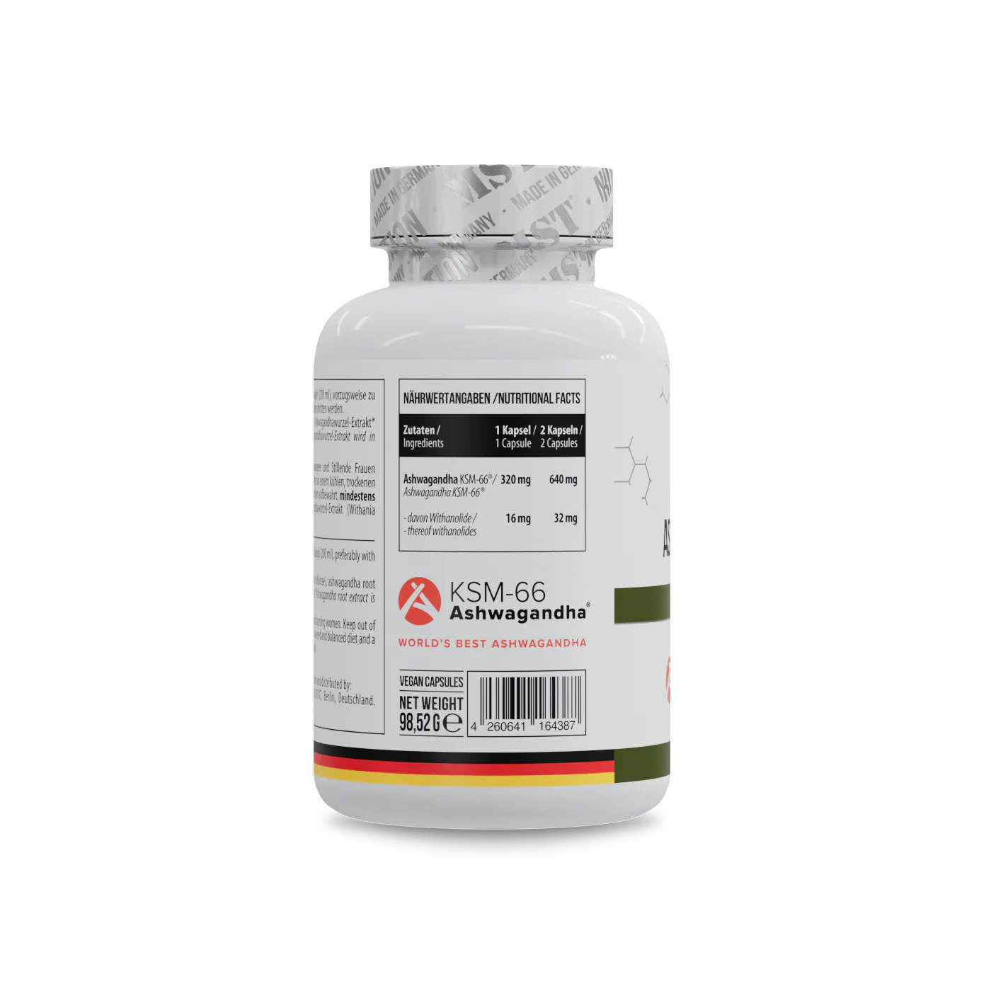 Ashwagandha KSM-66® 120 Kapseln - Image 3