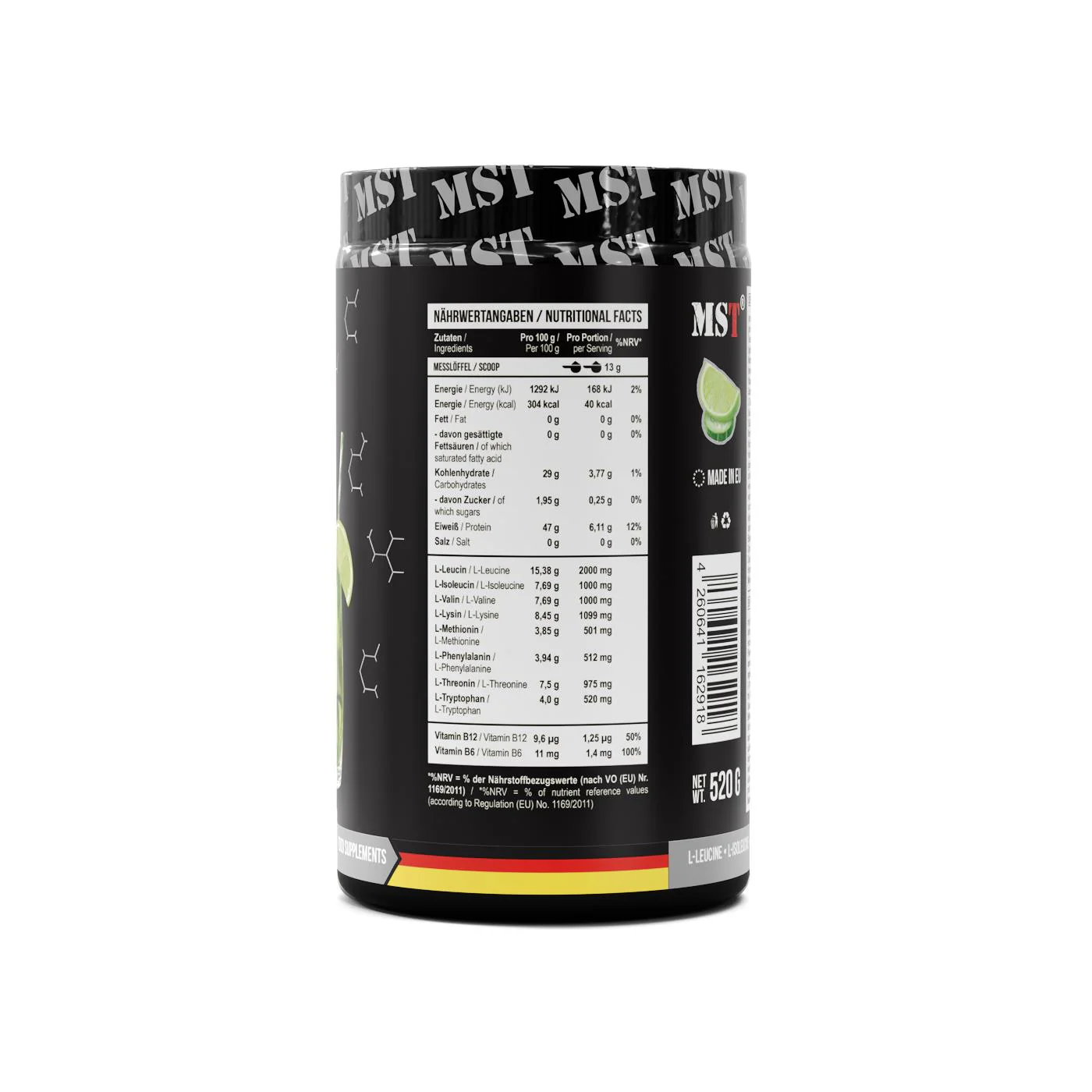 BCAA EAA 520 g Cucumber lime - Image 5