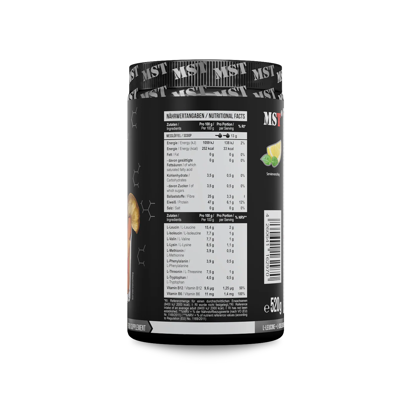 BCAA EAA 520 g Lemon ice tea - Image 3