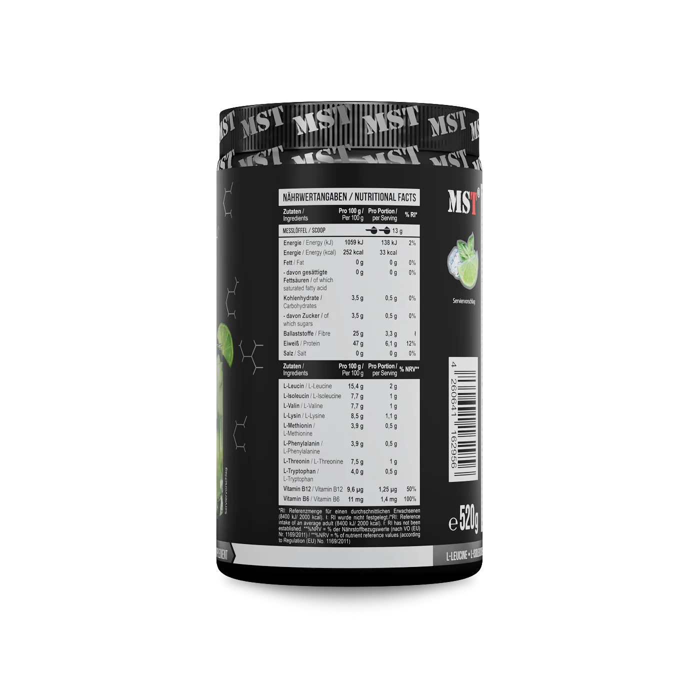 BCAA EAA 520 g Mojito - Image 3