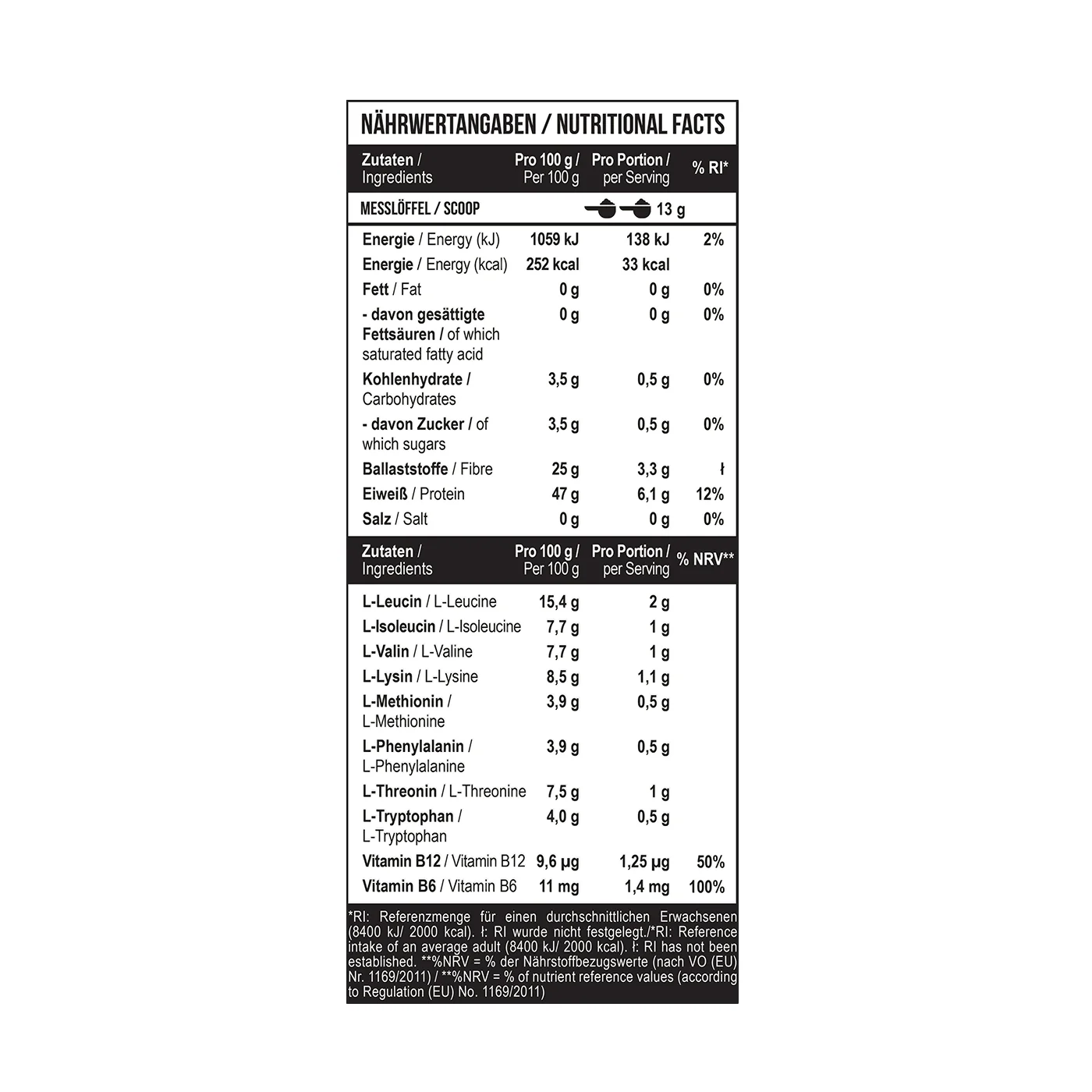 BCAA EAA 520 g Peach ice tea - Image 4