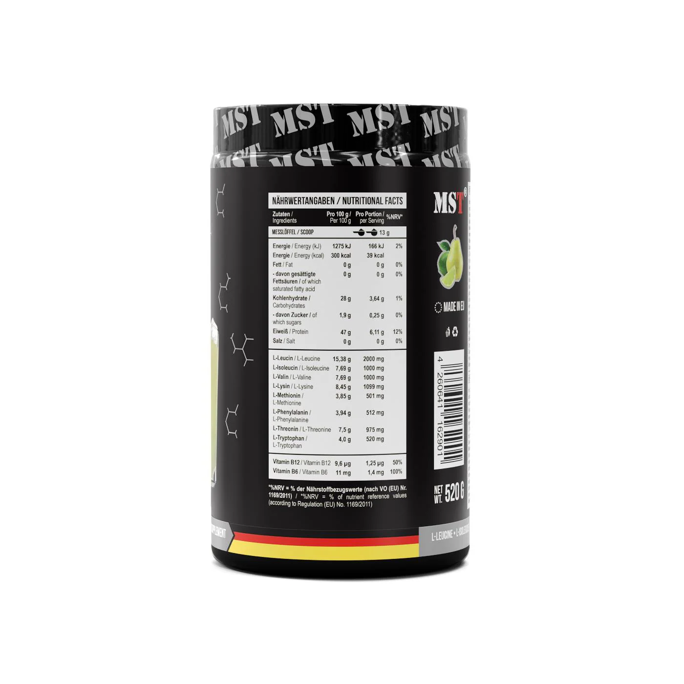BCAA EAA 520 g Pear lime - Image 5