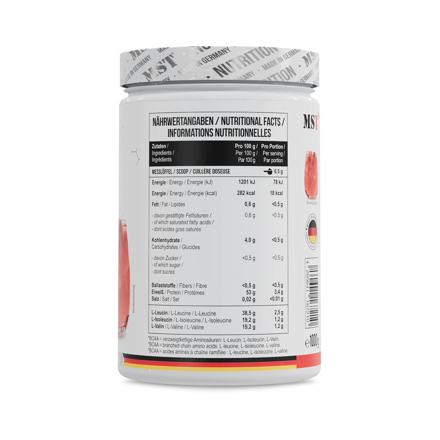 MST BCAA Zero 1000 g Cherry - Image 2