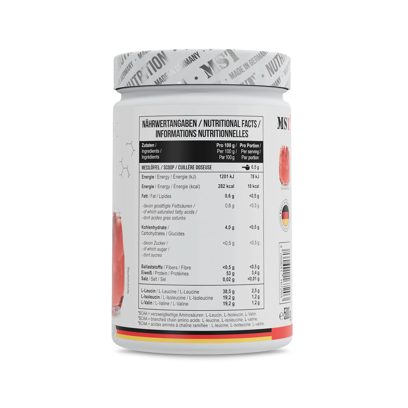 MST BCAA Zero 500 g Cherry - Image 2