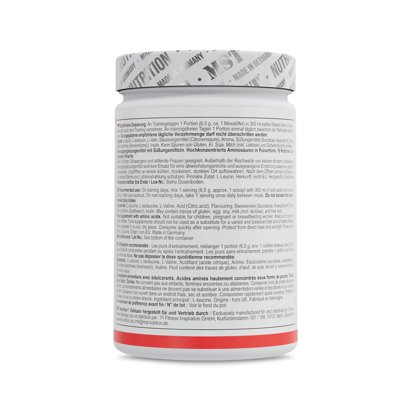 MST BCAA Zero 500 g Cherry - Image 3
