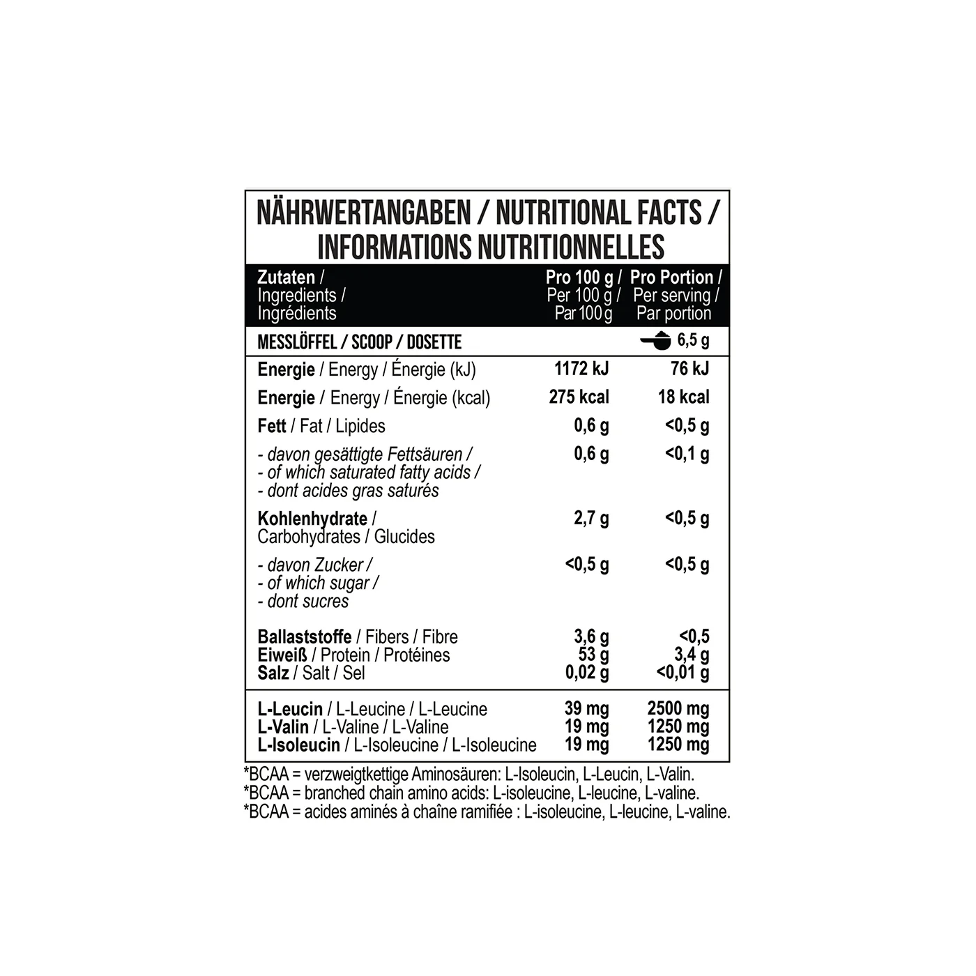 MST BCAA Zero 500 g Green Apple - Image 4
