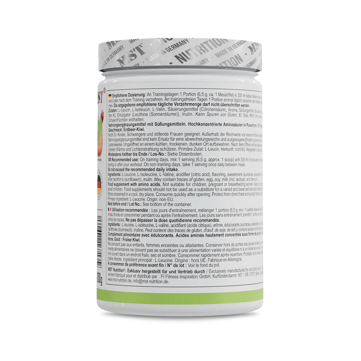 BCAA Zero 1000 g Strawberry kiwi - Image 3