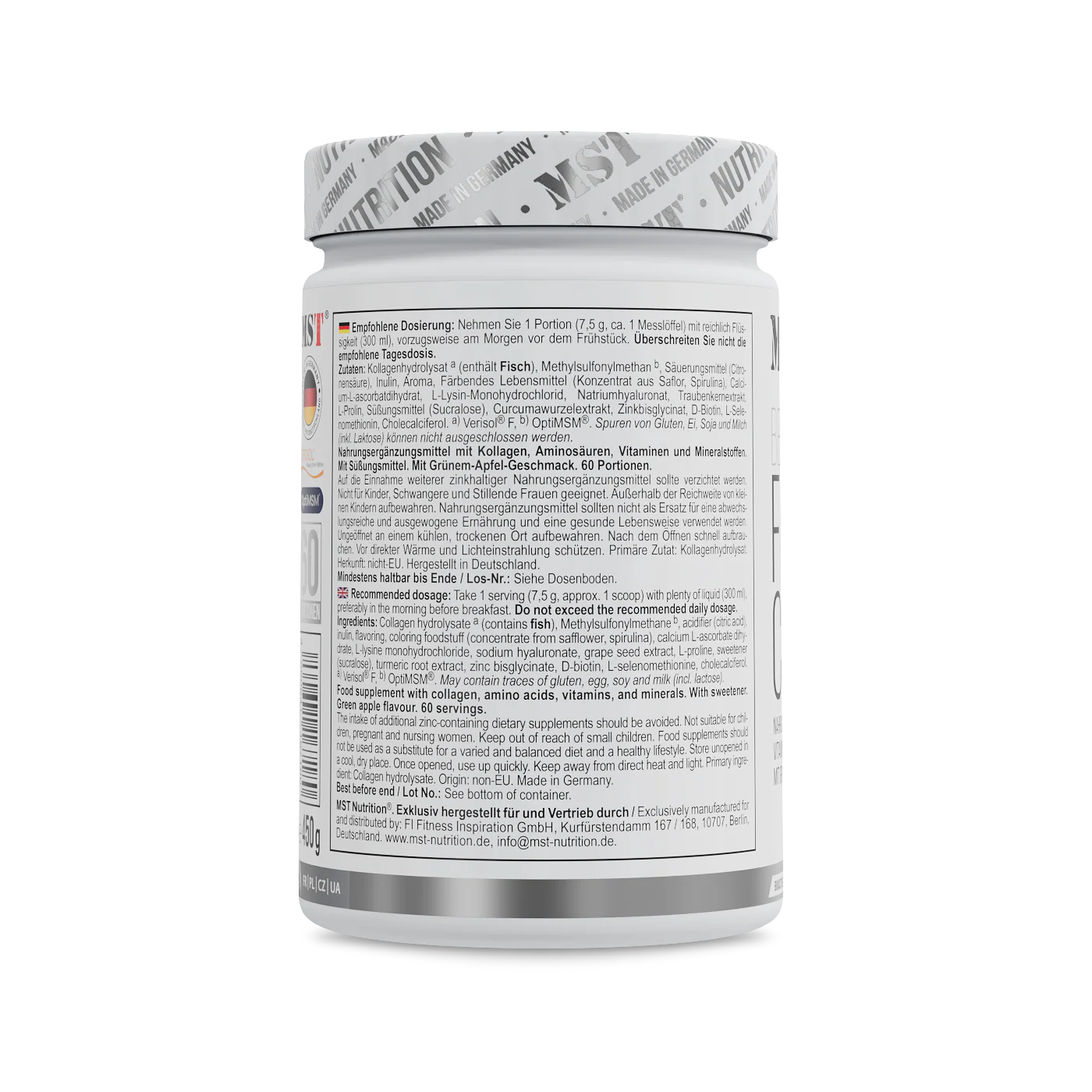 MST Beauty Fish Kollagen Verisol 450 g Green apple - Image 3