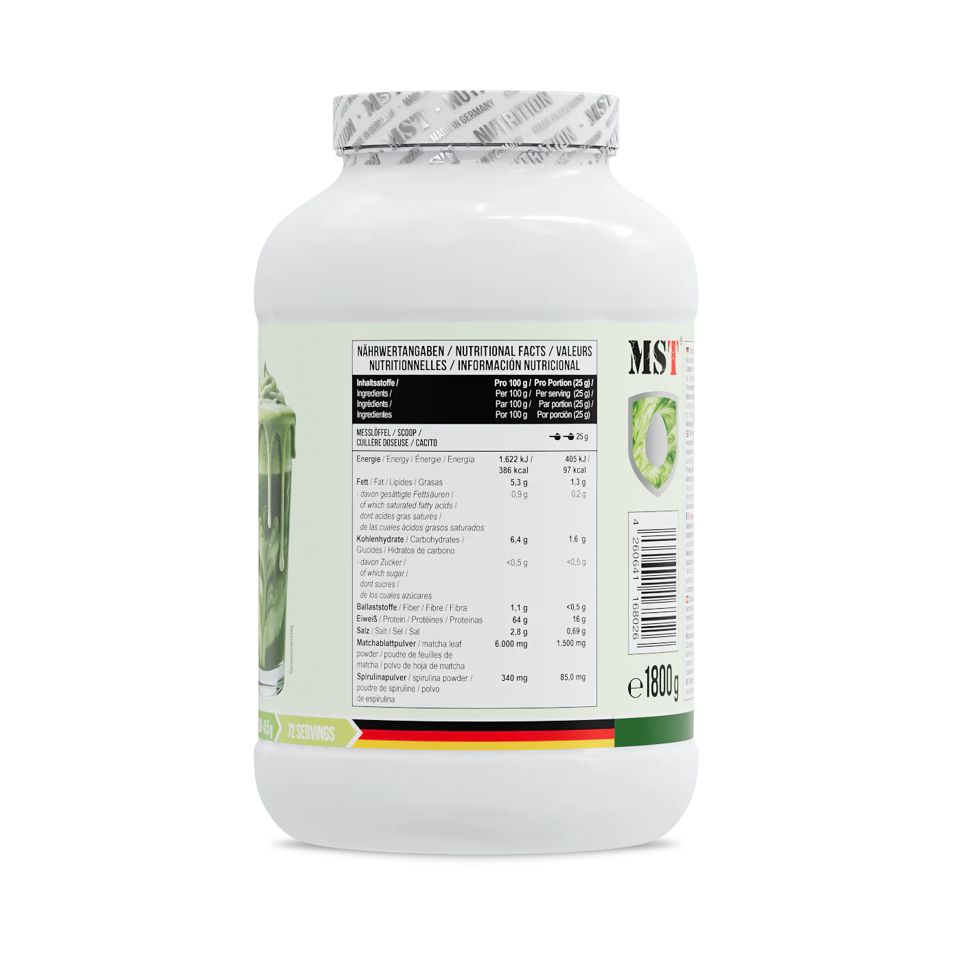 Best Egg Protein 1800 g Matcha Latte - Image 2