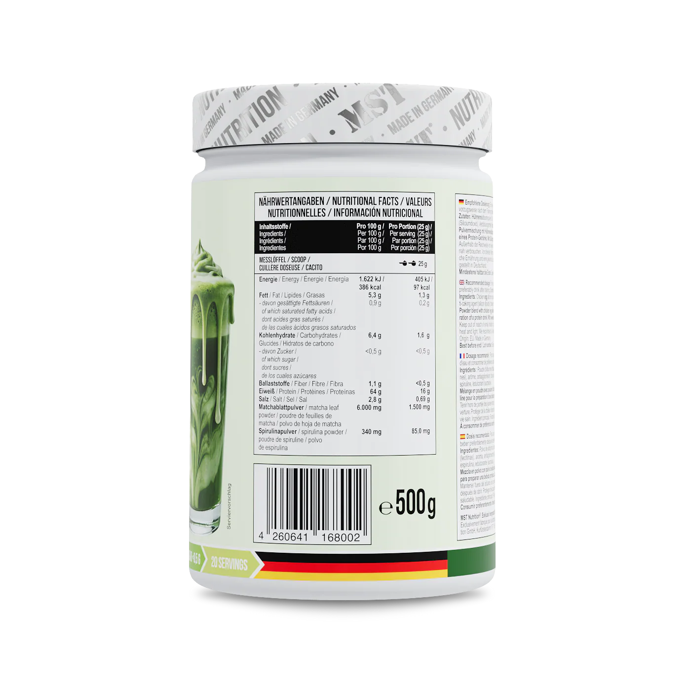Best Egg Protein 500 g Matcha Latte - Image 2