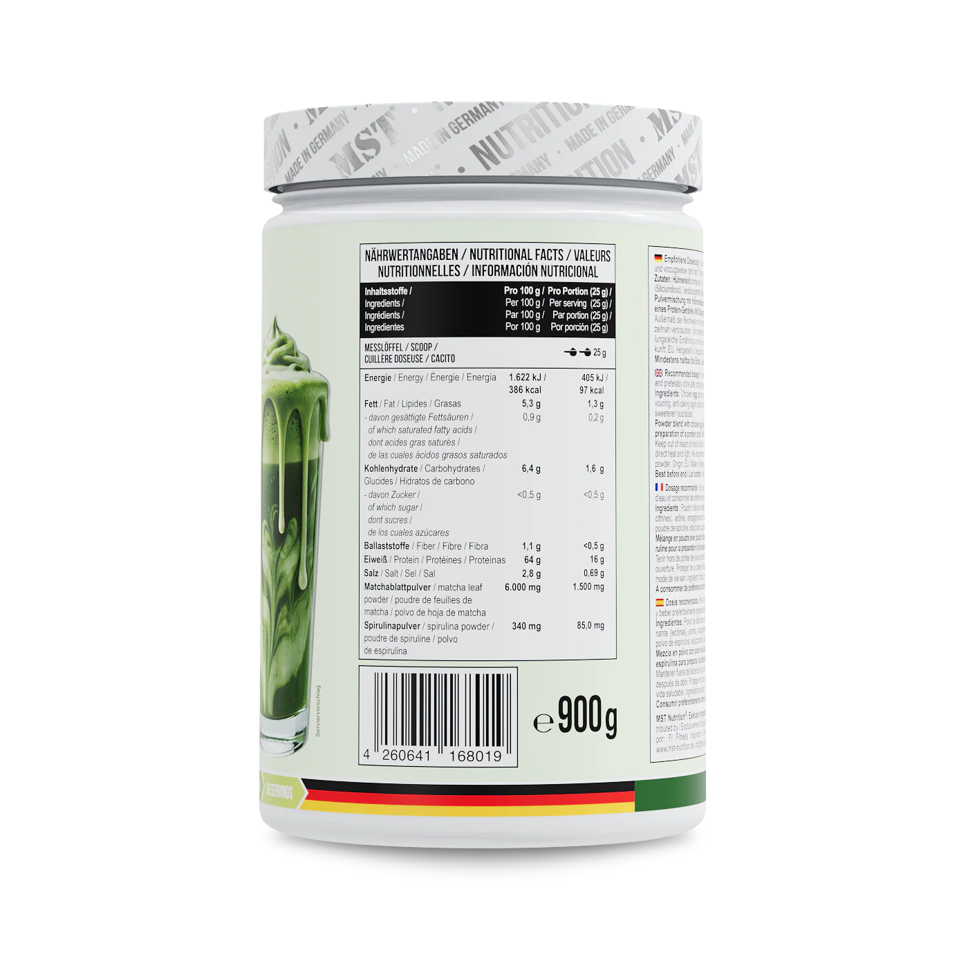 Best Egg Protein 900 g Matcha Latte - Image 2