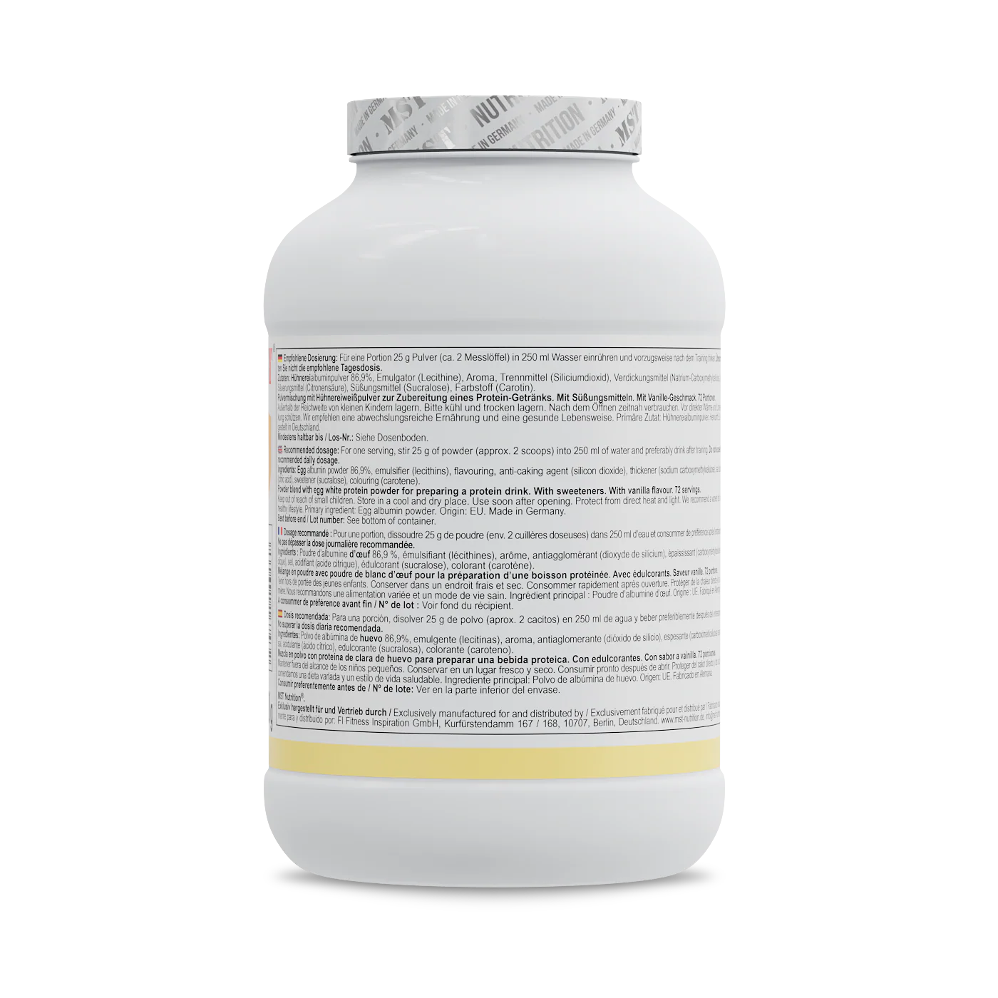 Best Egg Protein 1800 g Vanille - Image 3