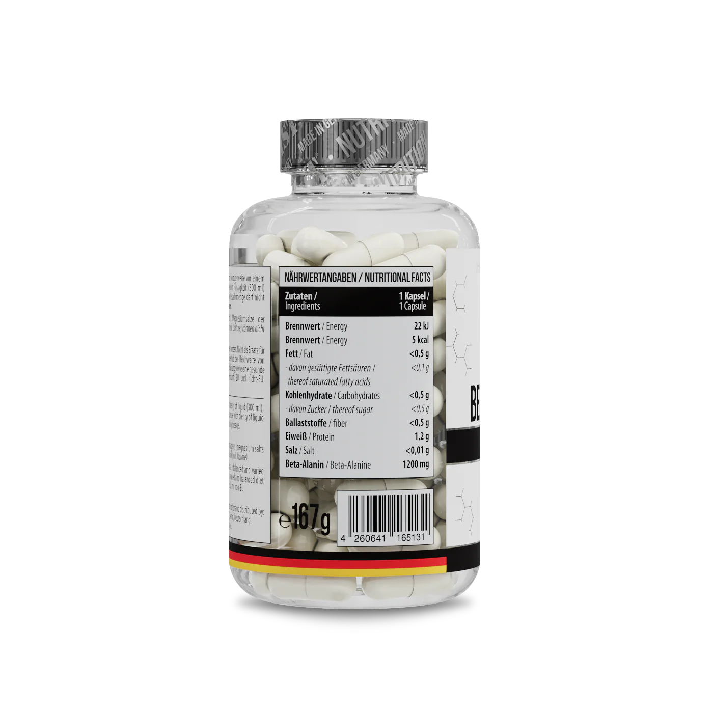 Beta Alanine 1200 mg 120 Kapseln - Image 3