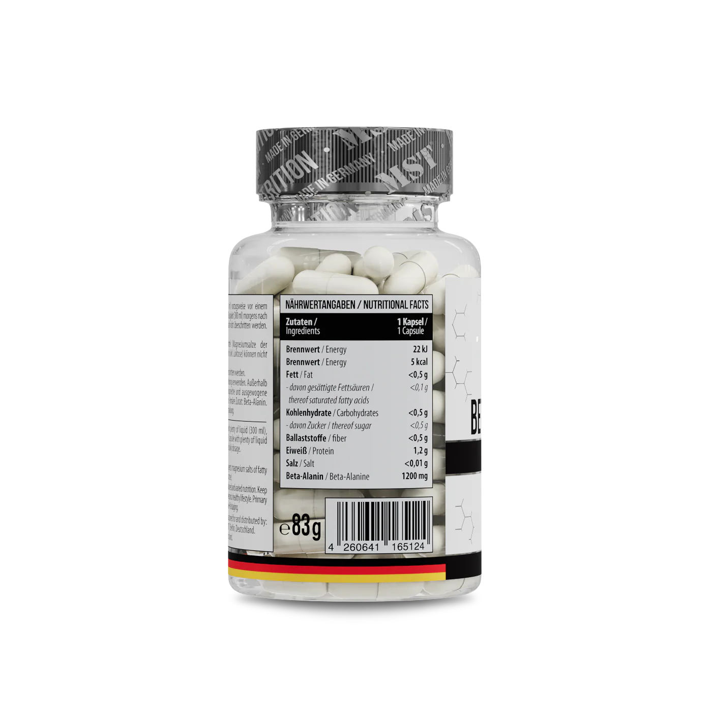Beta Alanine 1200 mg 60 Kapseln - Image 2