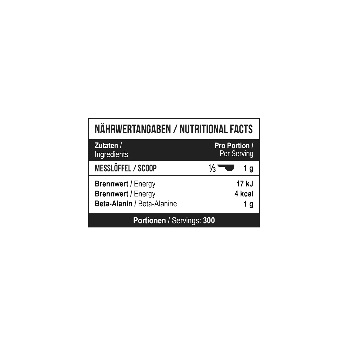 Beta Alanine 300 g Unflavored - Image 4
