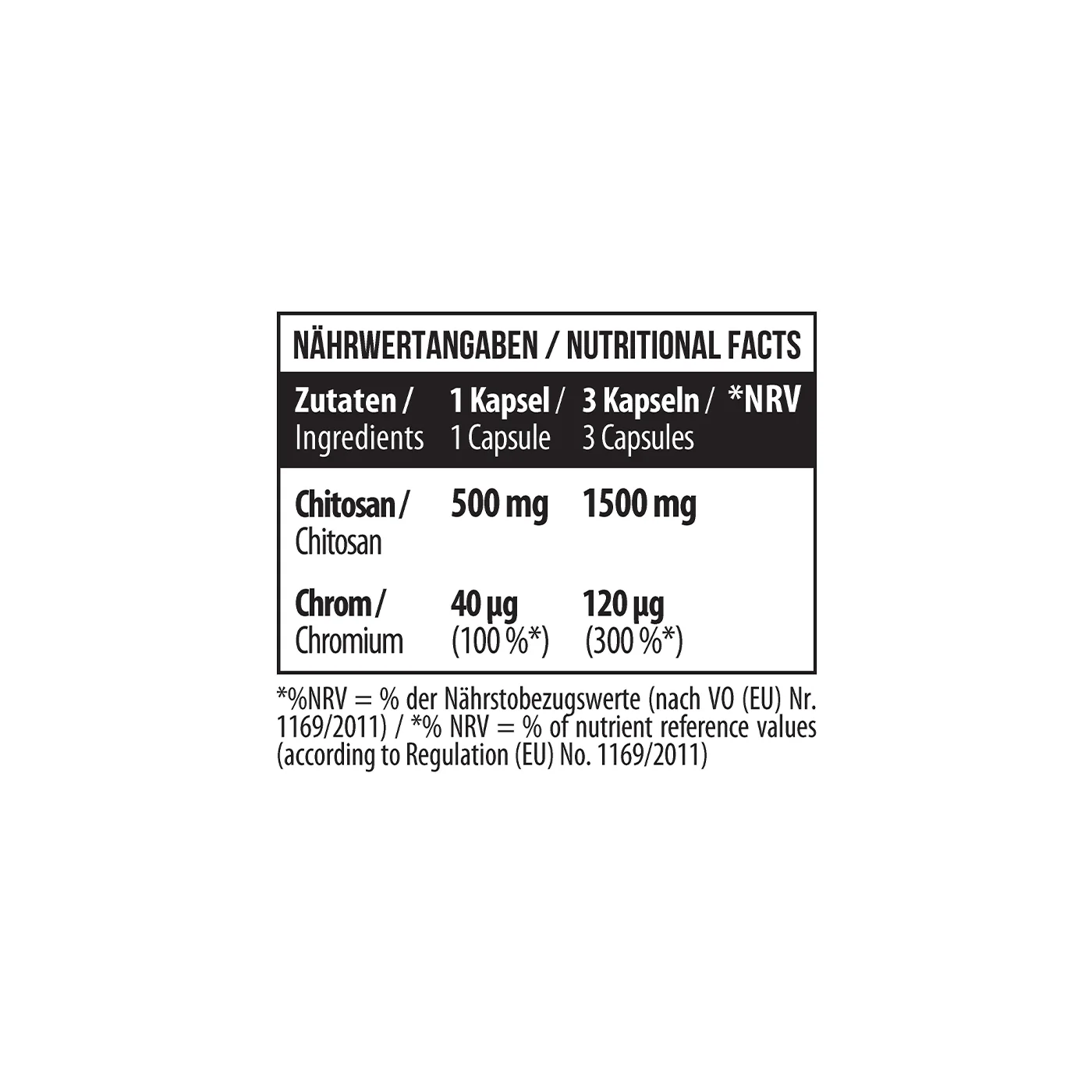 Chitosan mit Chrom 60 Kapseln - Image 4