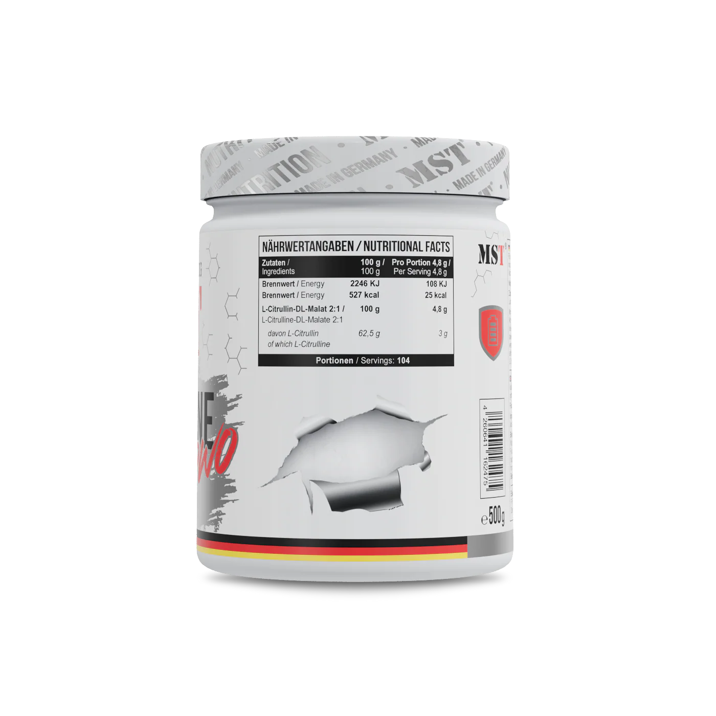 Citrulline Malat 500 g Unflavored - Image 3