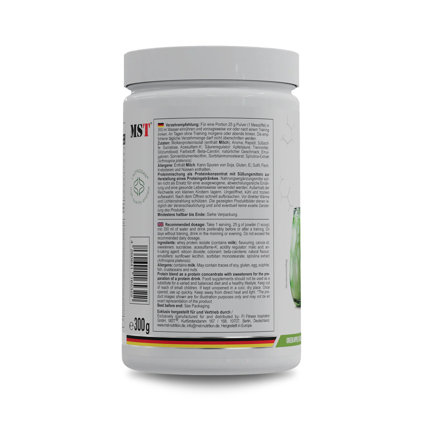 MST Clear Iso Whey 300 g Green apple - Image 3