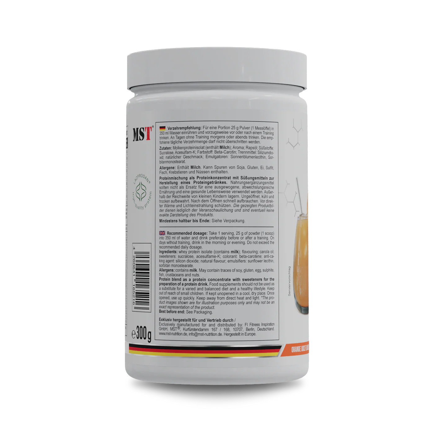 MST Clear Iso Whey 300 g Orange - Image 3
