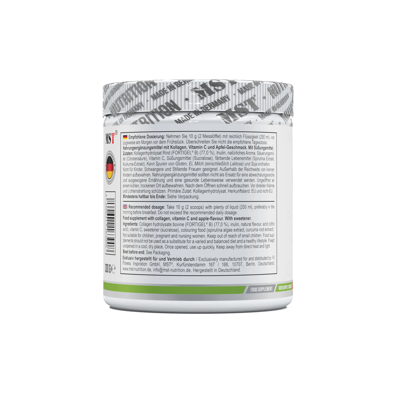 Collagen Peptides Fortigel® 300 g Green apple - Image 3