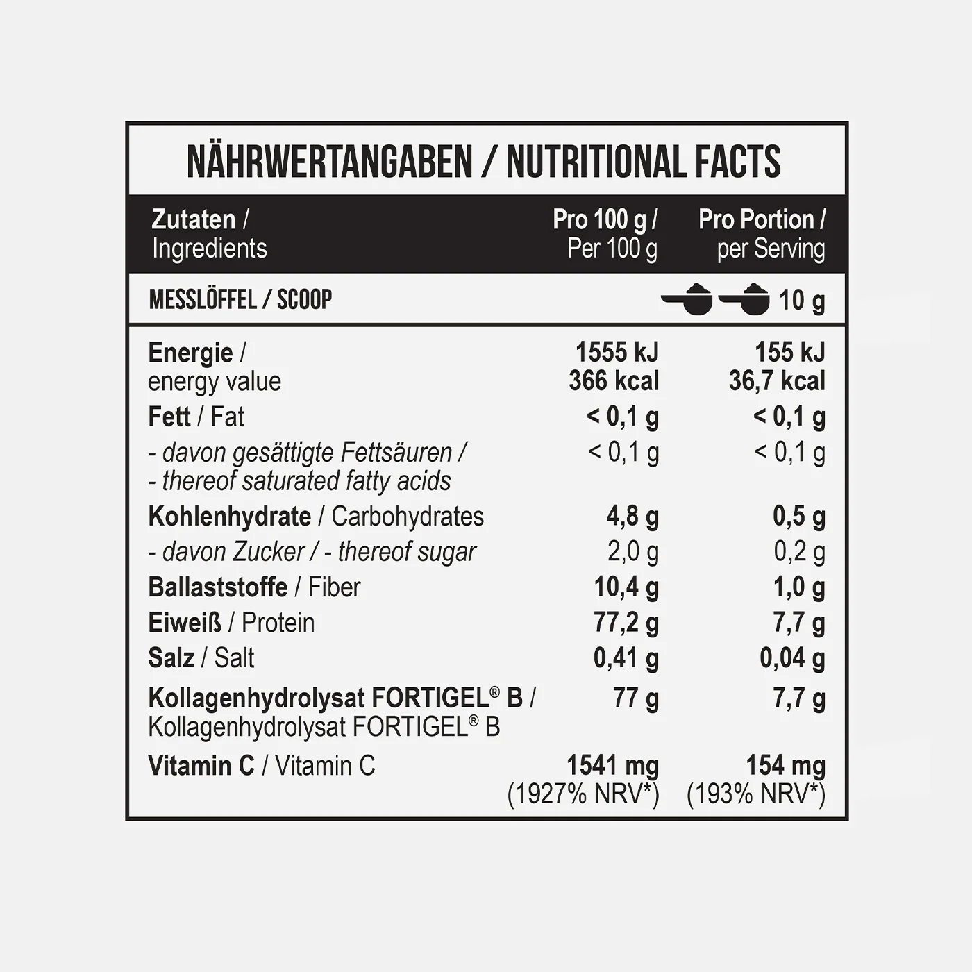 Collagen Peptides Fortigel® 300 g Orange - Image 4