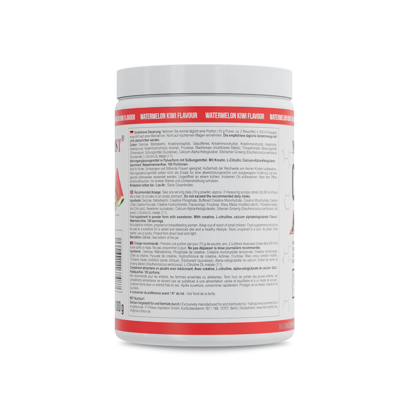 Creatine Kick 1000 g Watermelon Kiwi - Image 3