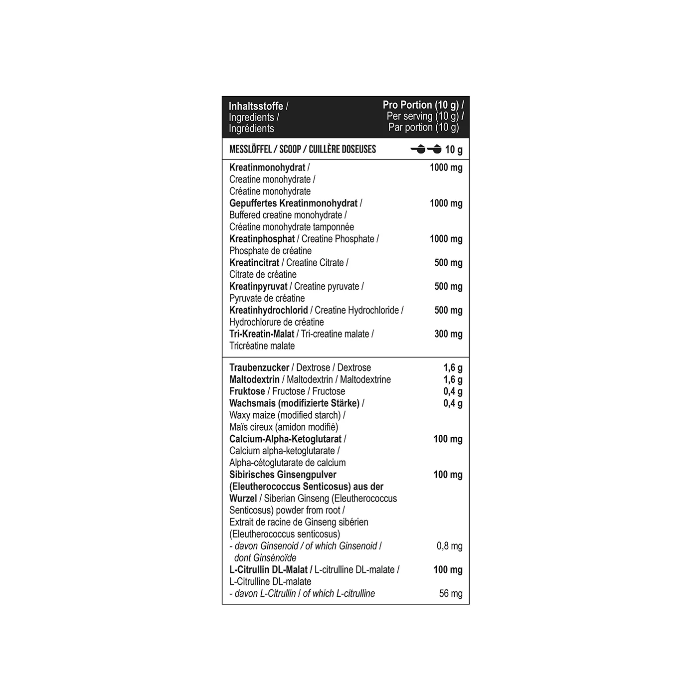 Creatine Kick 1000 g Watermelon Kiwi - Image 4