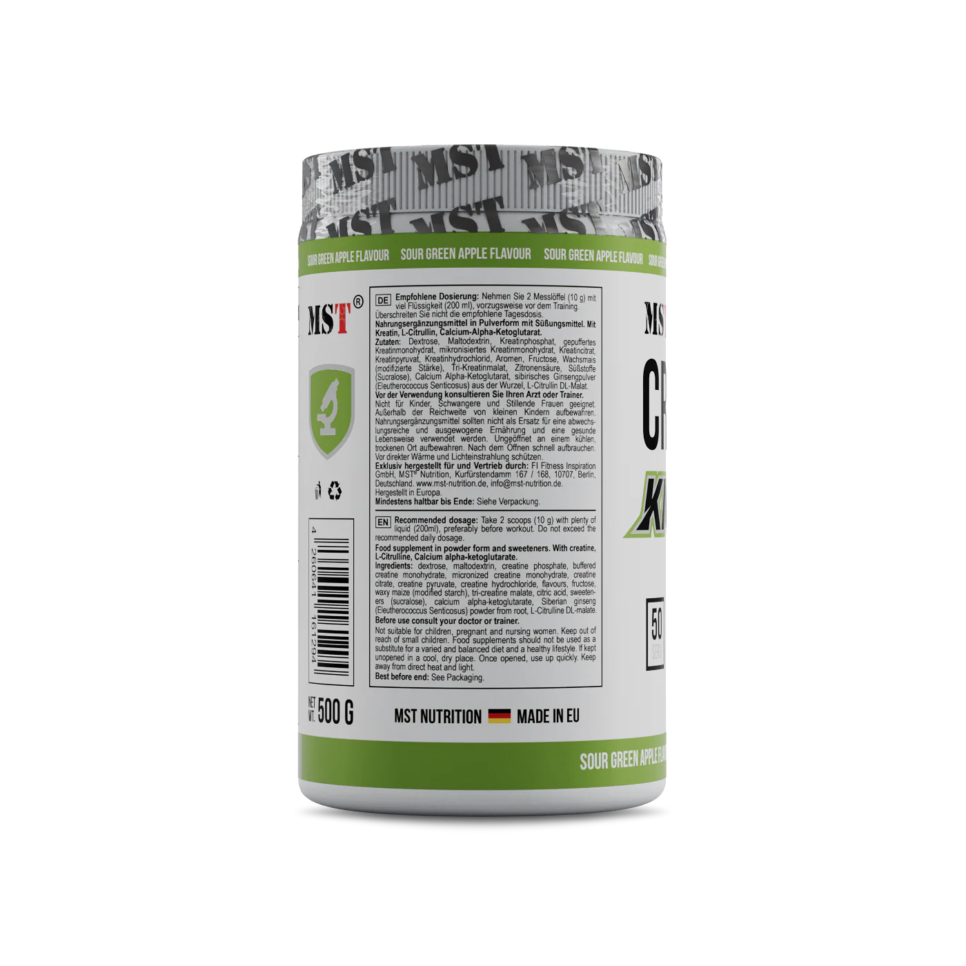 Creatine Kick 500 g Green Apple - Image 3
