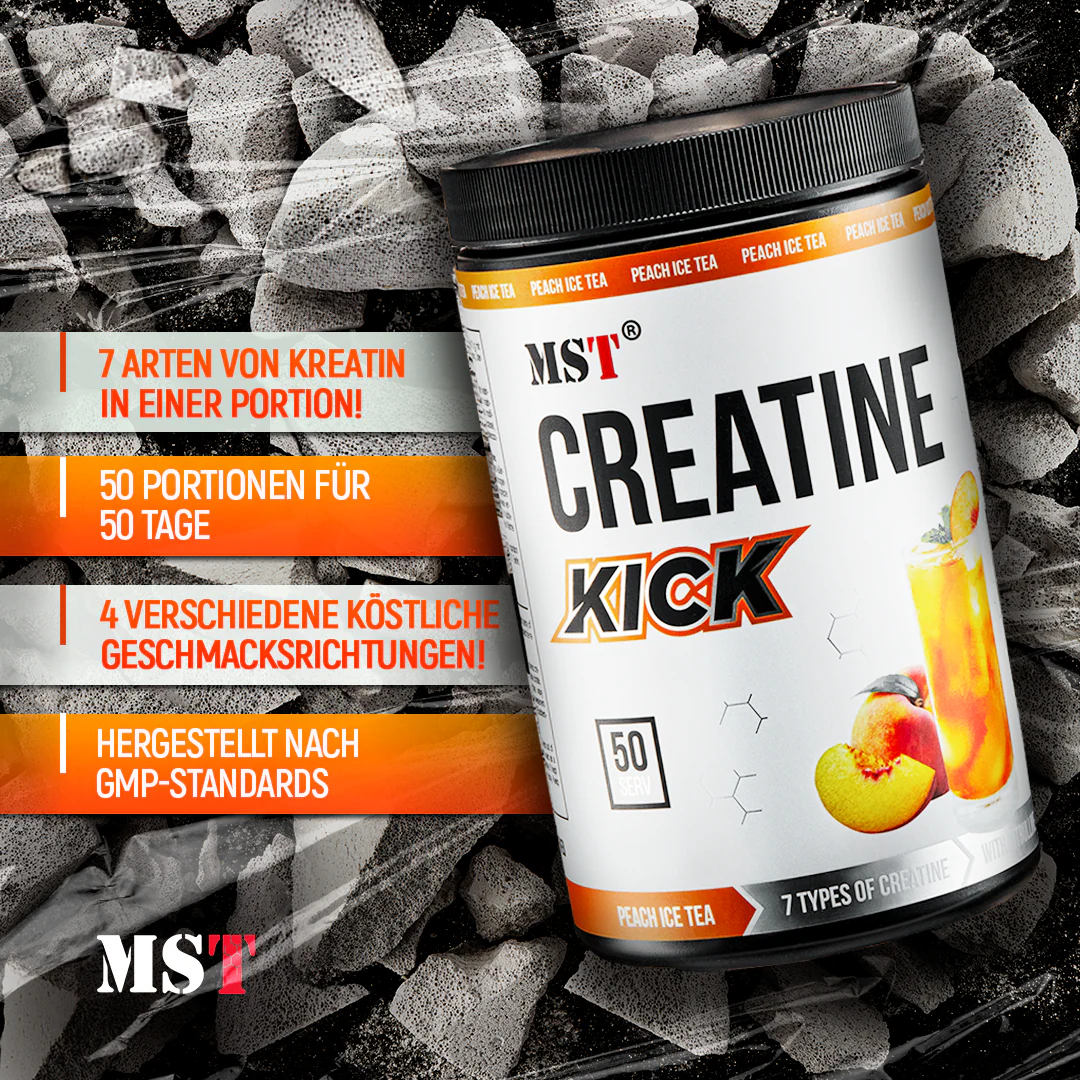Creatine Kick 500 g Peach Ice Tea - Image 10