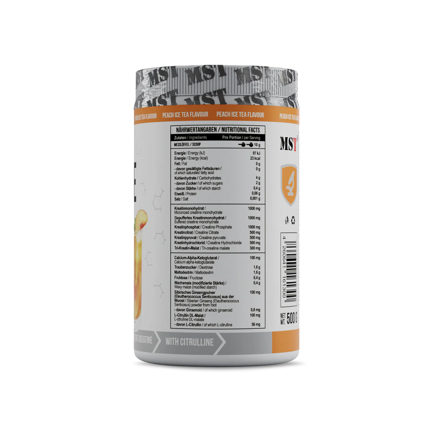 Creatine Kick 500 g Peach Ice Tea - Image 3