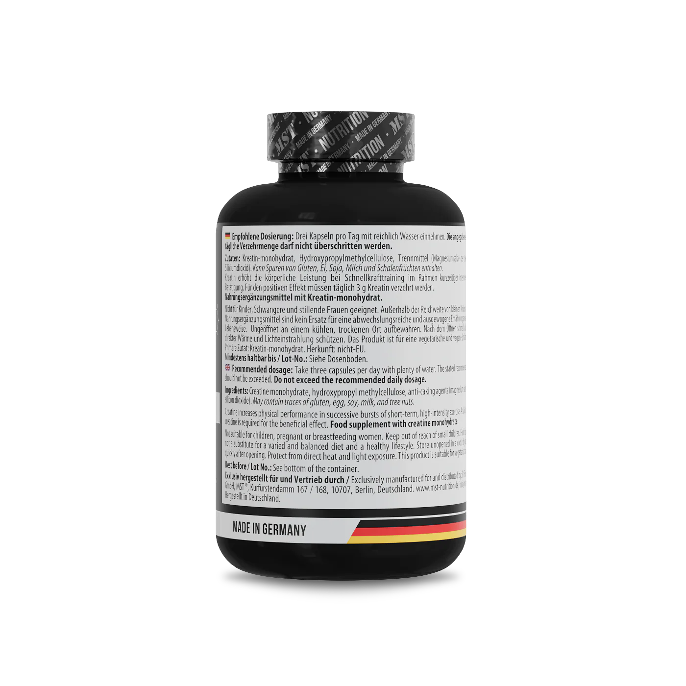 Creatine Monohydrate 180 Kapseln - Image 3