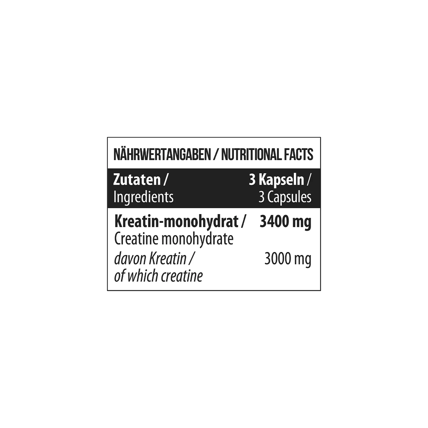 Creatine Monohydrate 90 Kapseln - Image 4
