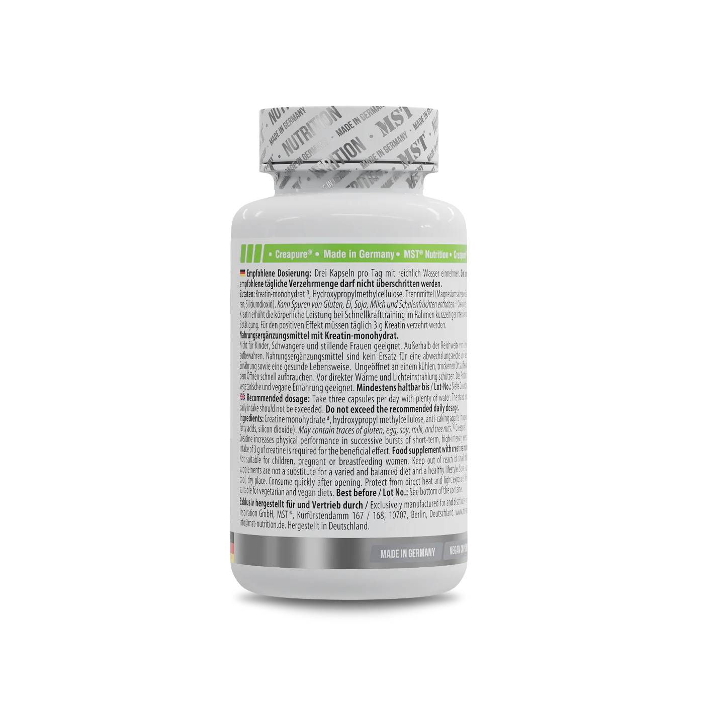 Creatine Pro Creapure® 90 Kapseln - Image 3