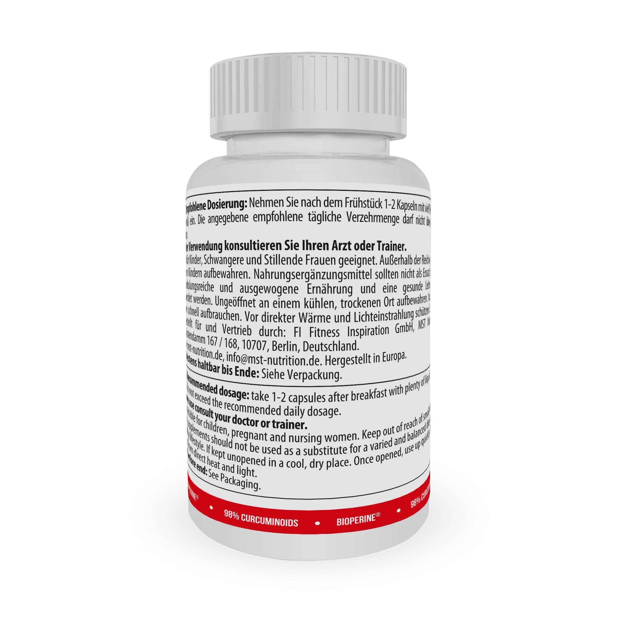 MST Curcumin 98% 60 Caps - Image 3