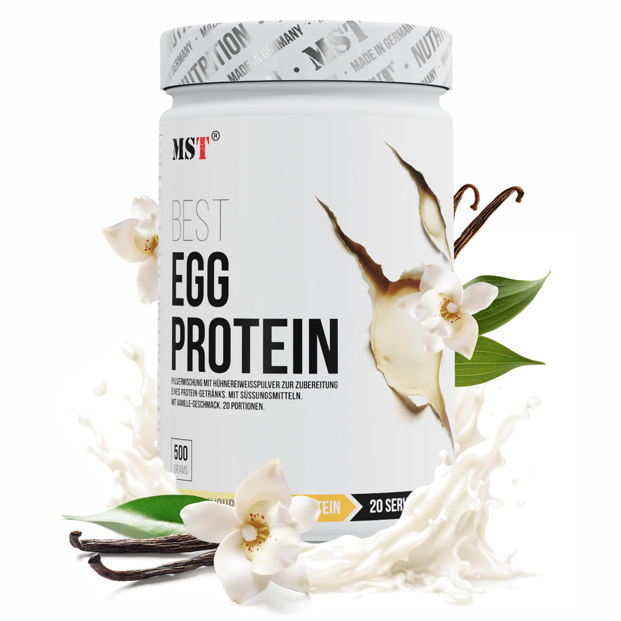 Best Egg Protein 500 g Vanille - Image 2