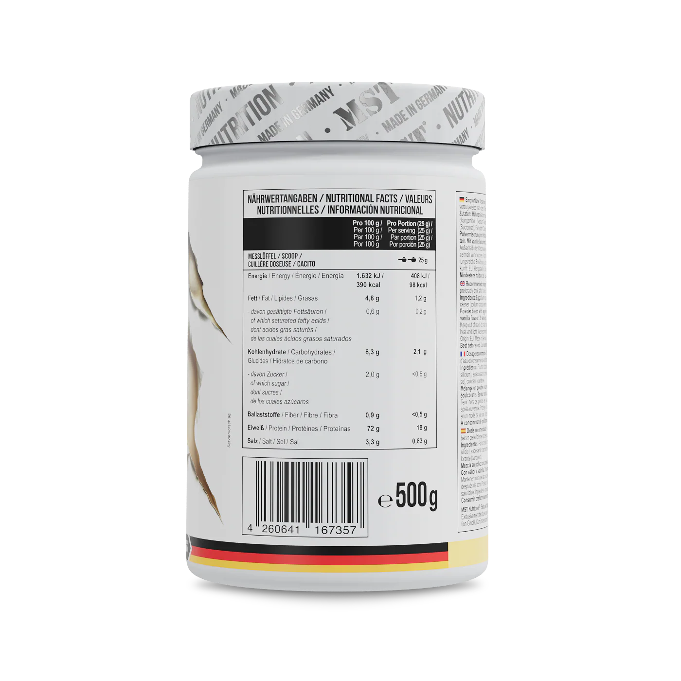 Best Egg Protein 500 g Vanille - Image 3