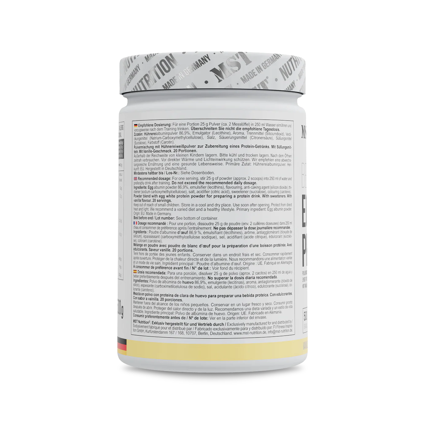 Best Egg Protein 500 g Vanille - Image 4