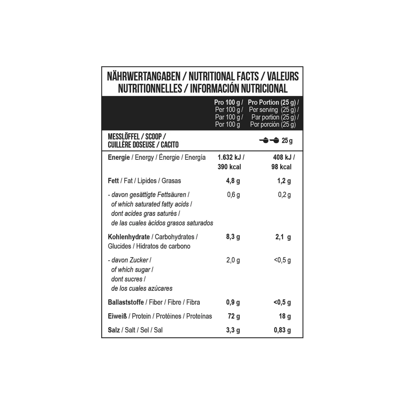 Best Egg Protein 500 g Vanille - Image 5
