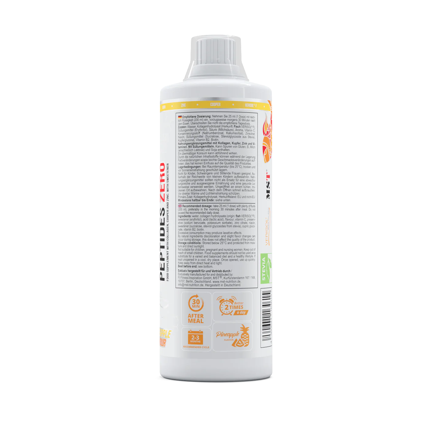 Fish Collagen Peptides Verisol® 1000 ml Pineapple - Image 3