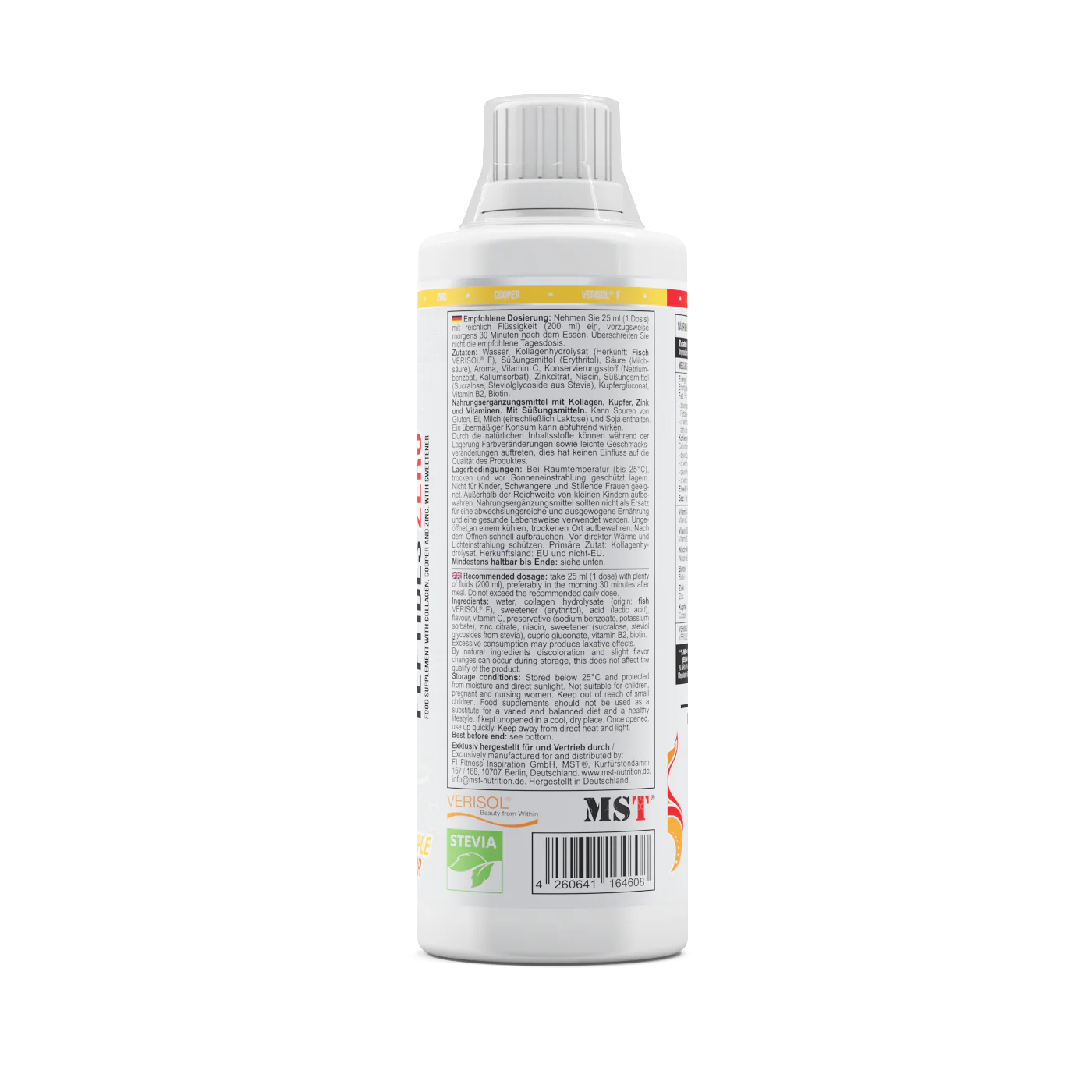 MST Fish collagen Peptides Verisol® 500 ml Pineapple - Image 3