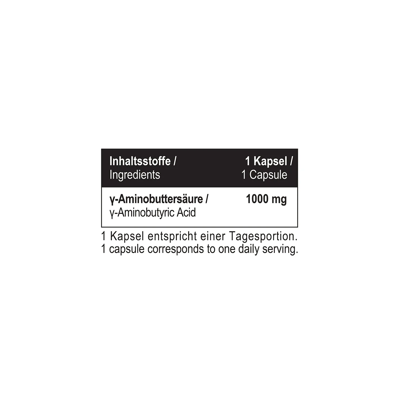 GABA 1000 mg 180 Kapseln - Image 4