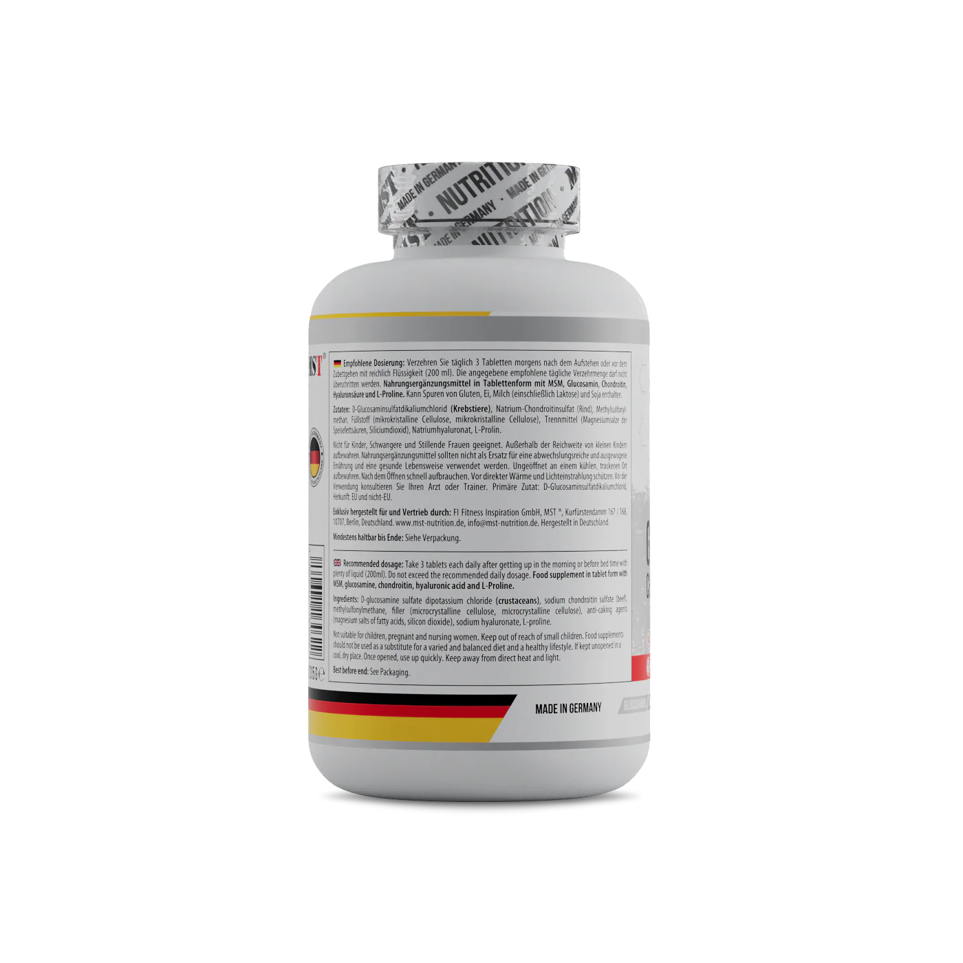 Glucosamin Chondroitin MSM + Hyaluron 180 Tabletten - Image 3